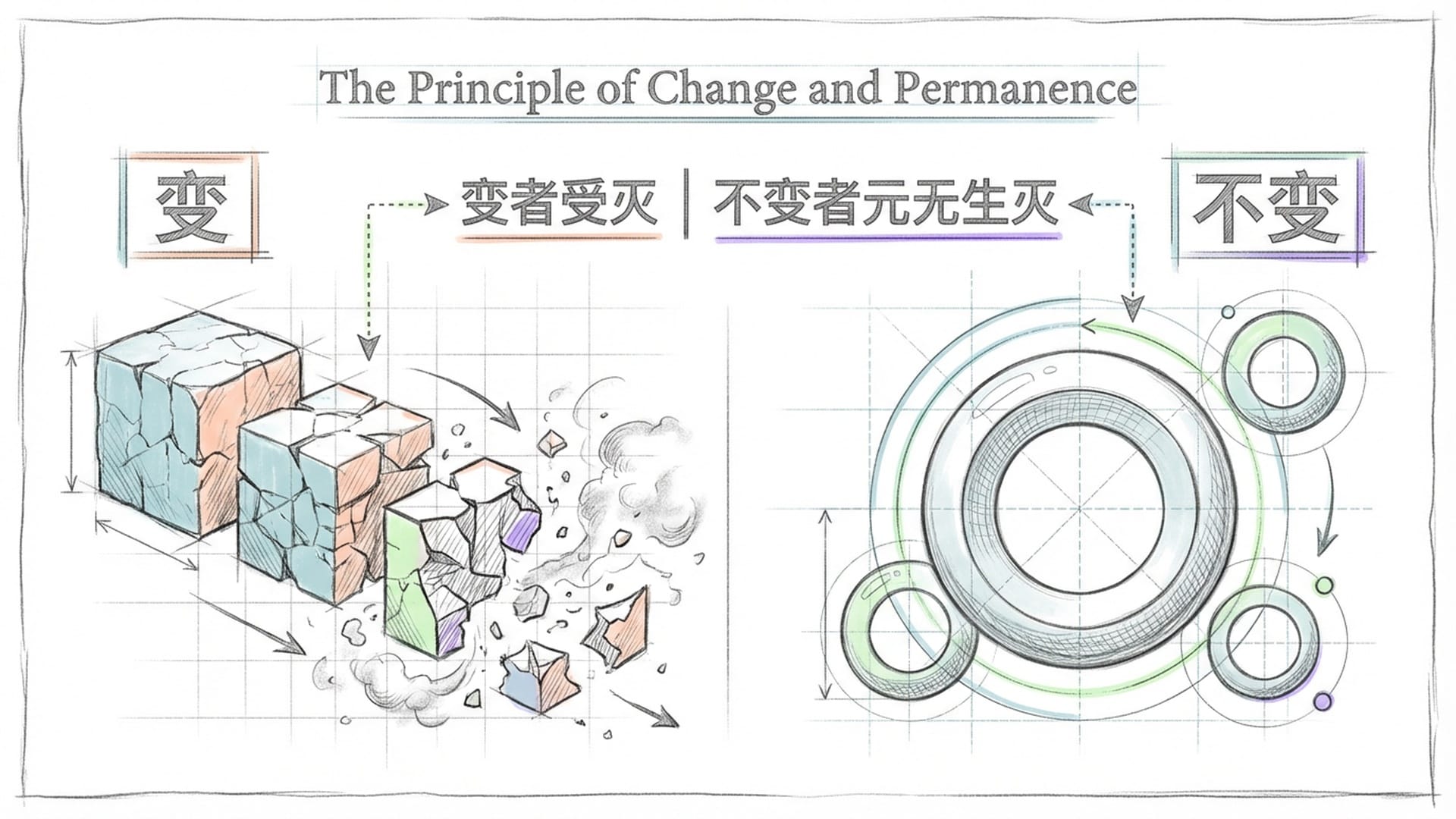 变者受灭，不变者不灭