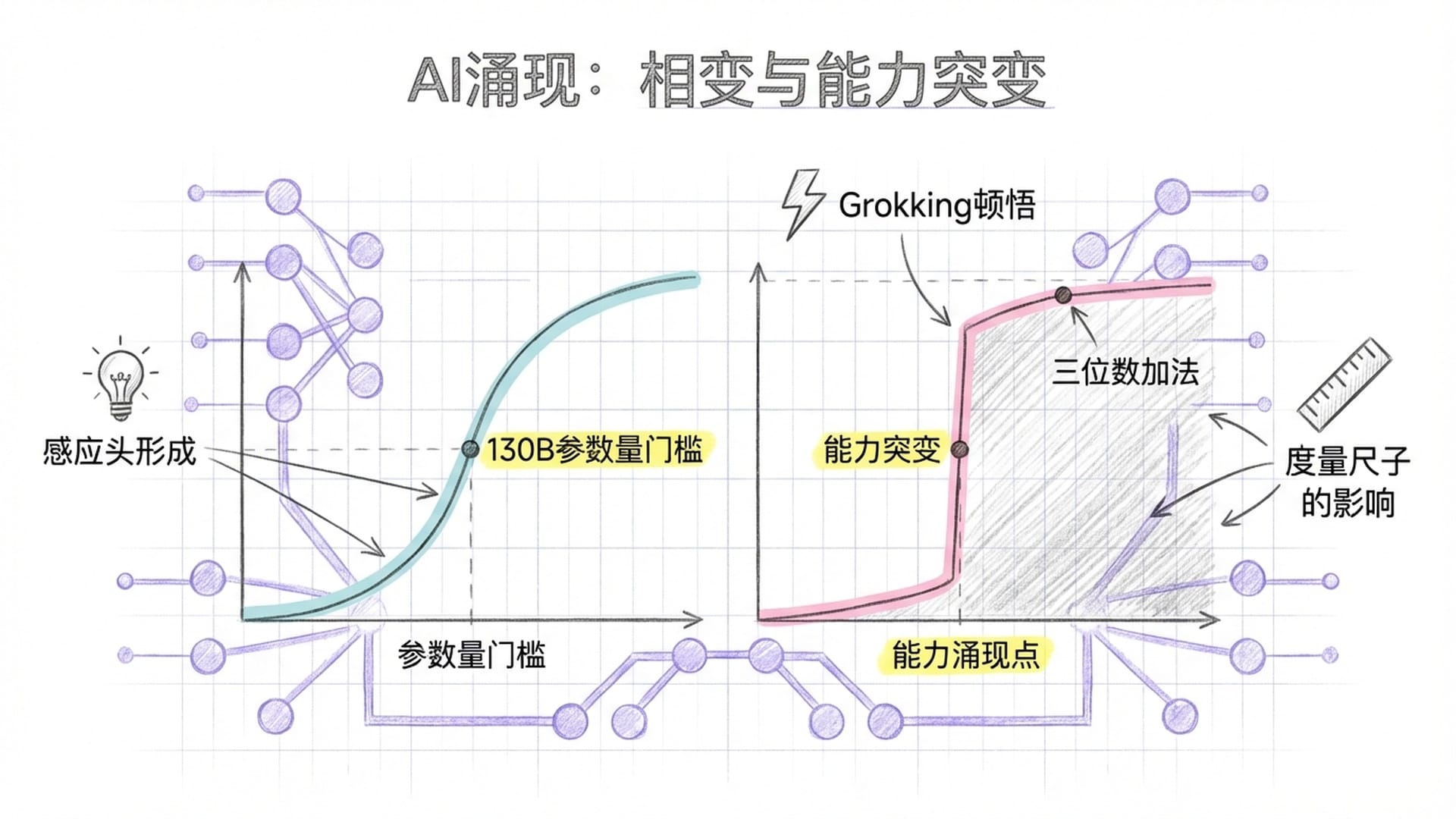 AI涌现的S形曲线与顿悟现象