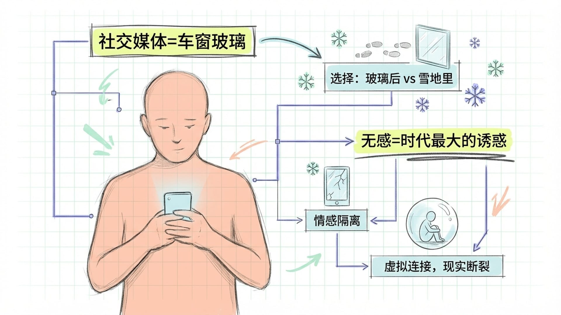 现代人透过屏幕看世界