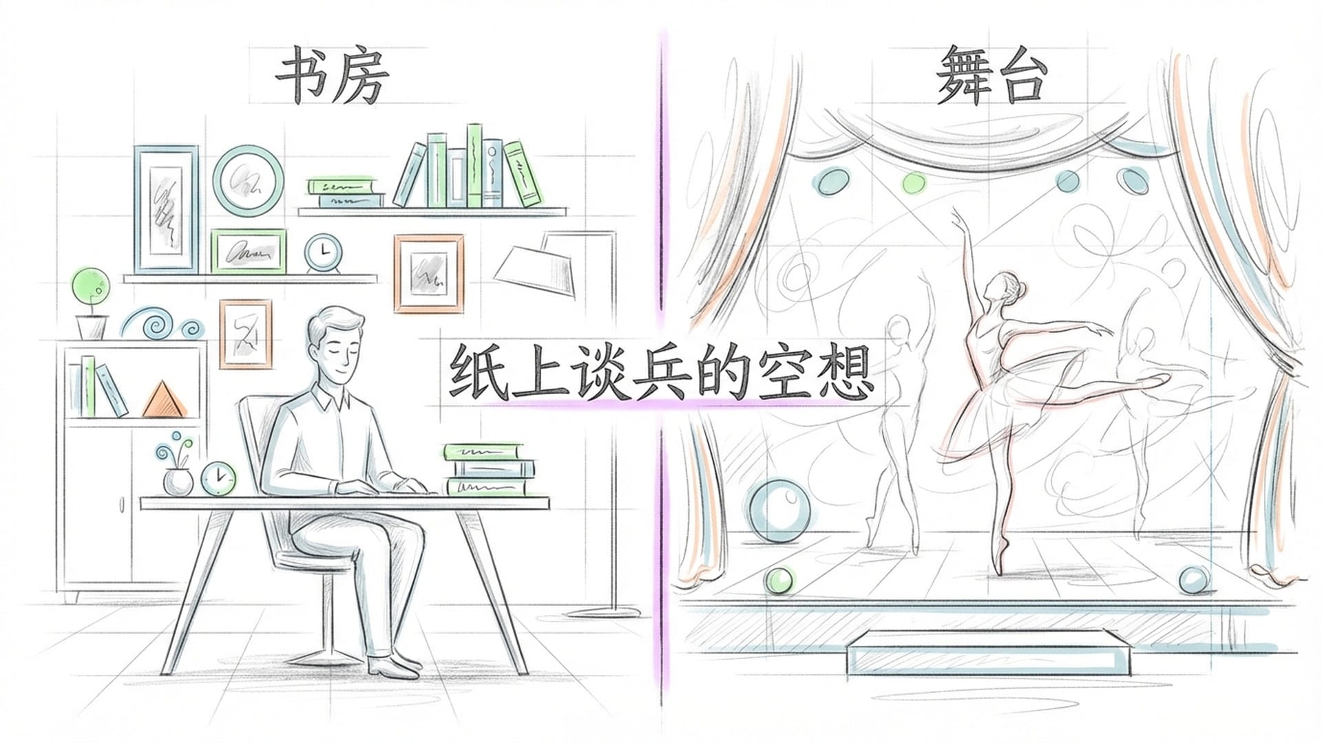 岛村的纸上谈兵