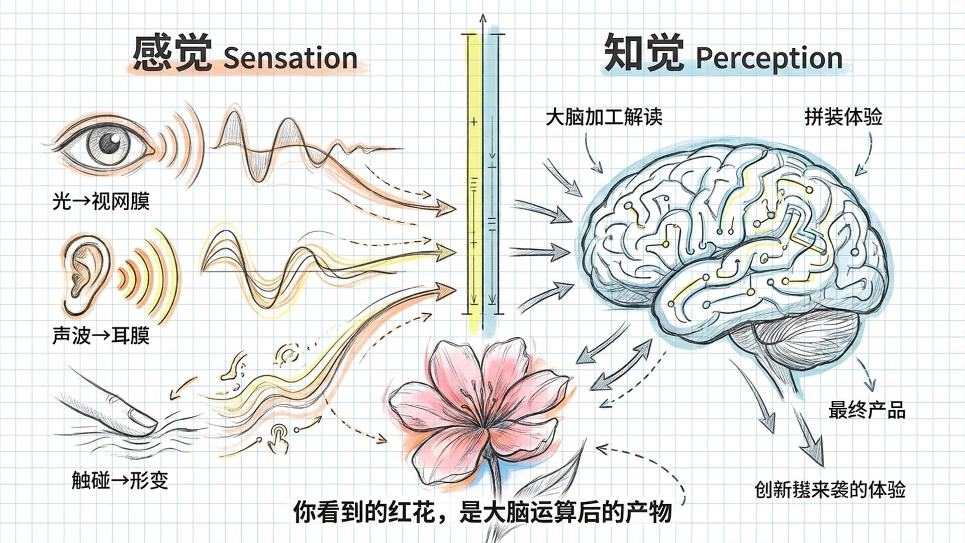 感觉与知觉的双通道对比