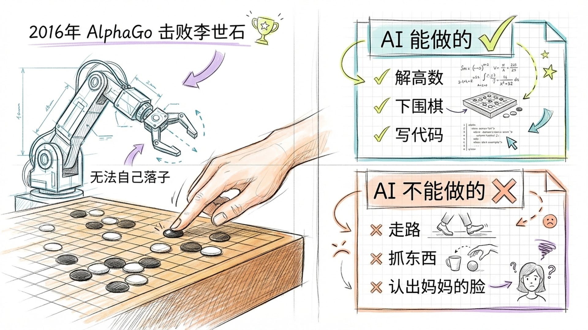 AI与铅笔的反差——奥数金牌与无法抓取的铅笔