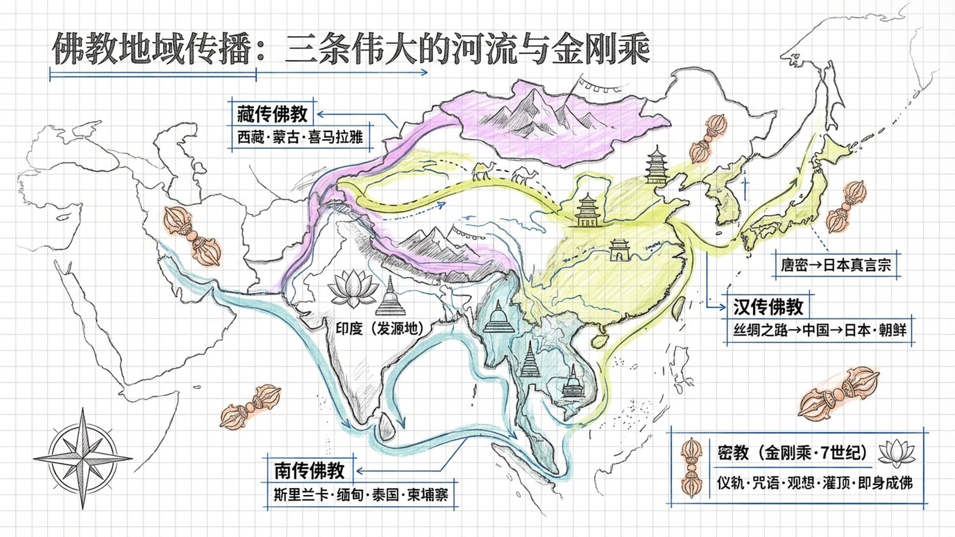 三大传播体系地图