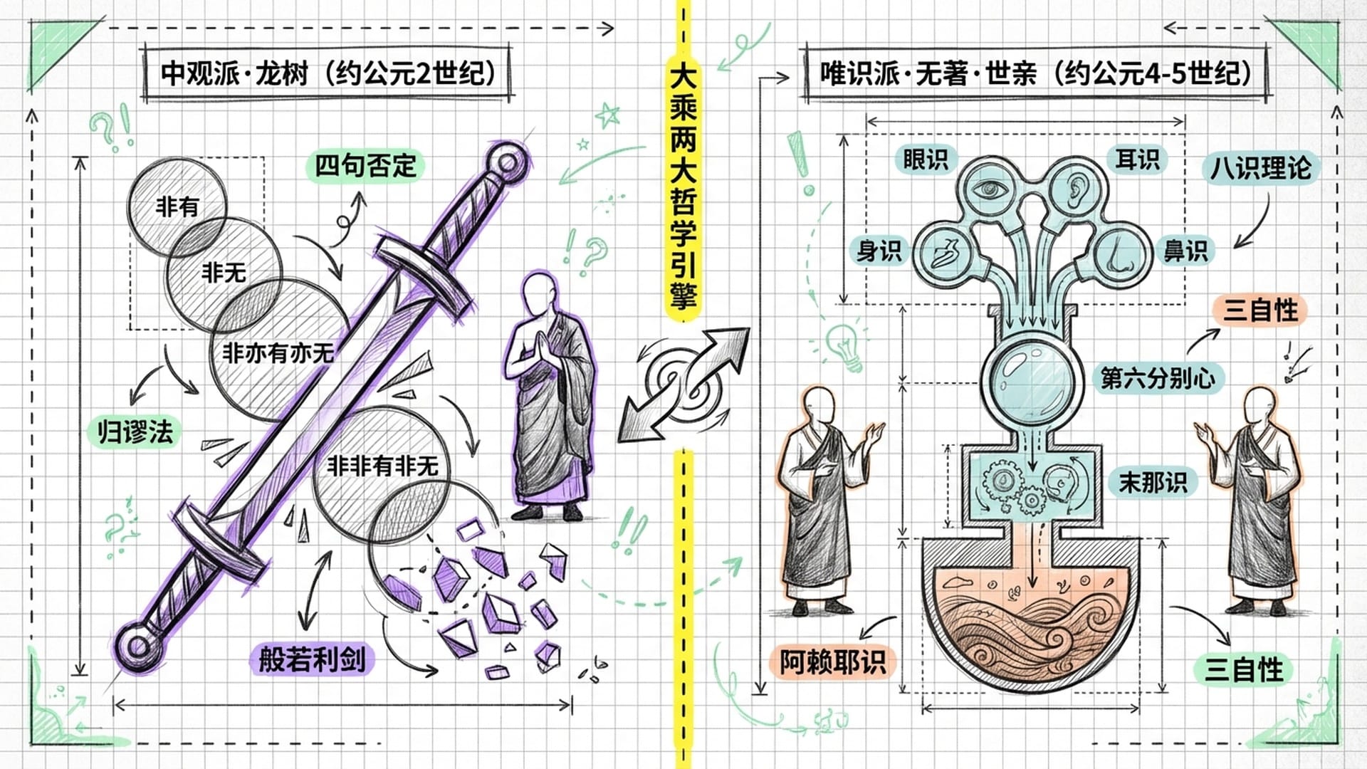 中观与唯识对比