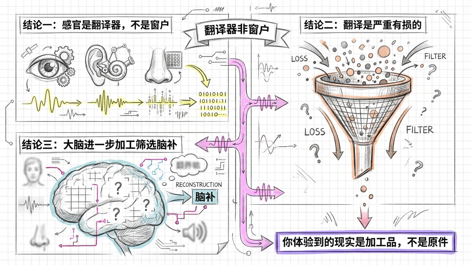 感官是翻译器，不是窗户