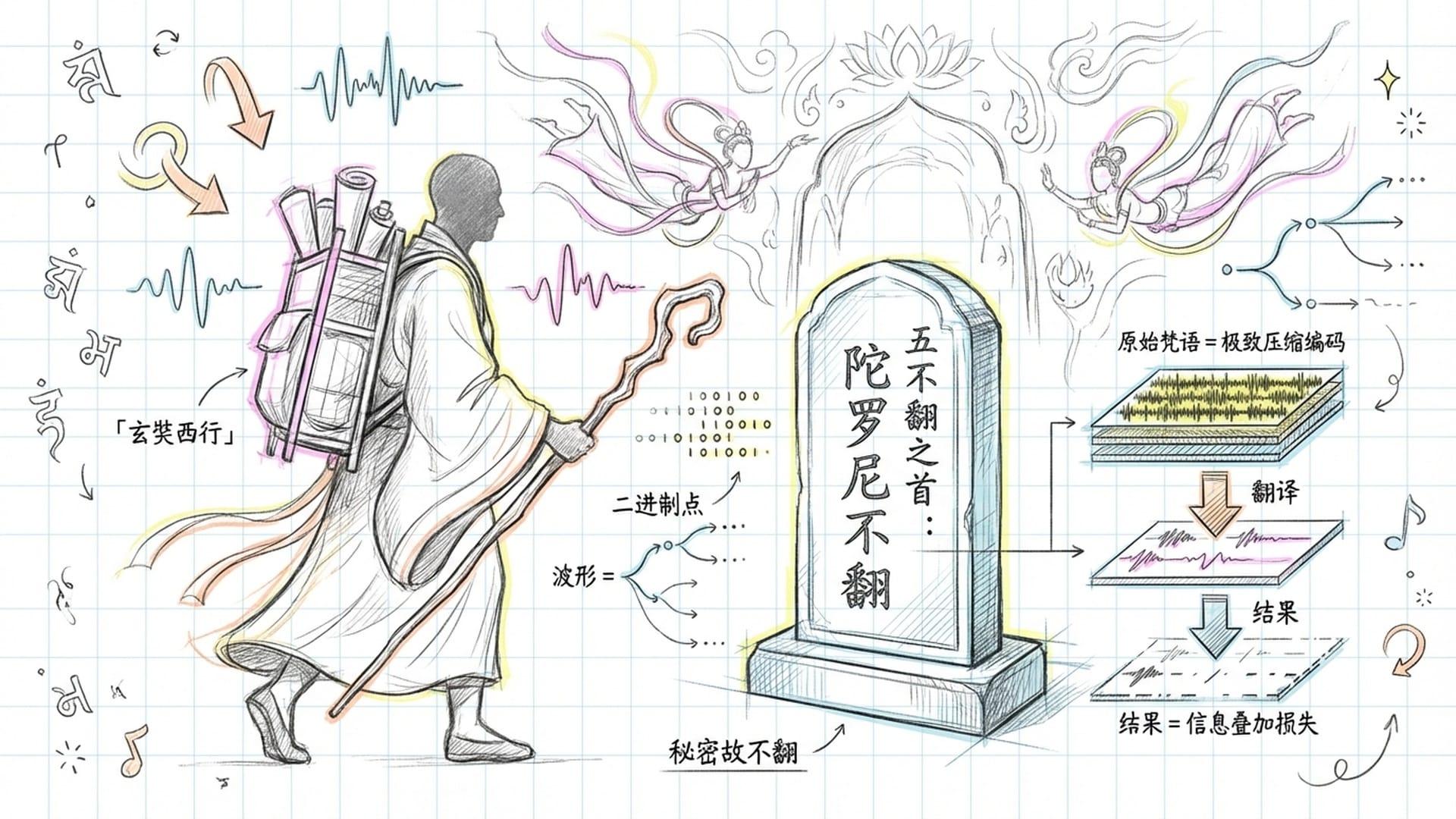 玄奘五不翻:陀罗尼不翻的信息论解读