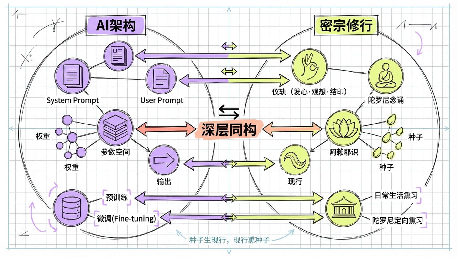 陀罗尼与AI Prompt的深层同构:意识编程的两套语言