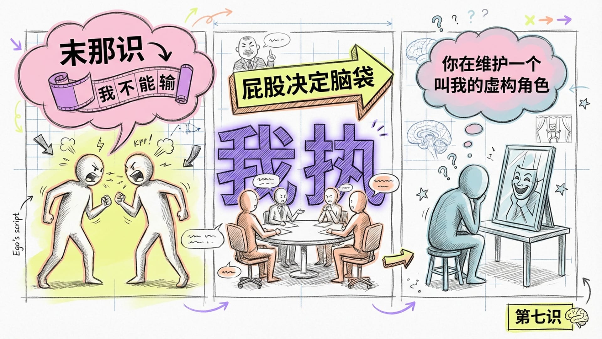 末那识驱动的争执场景