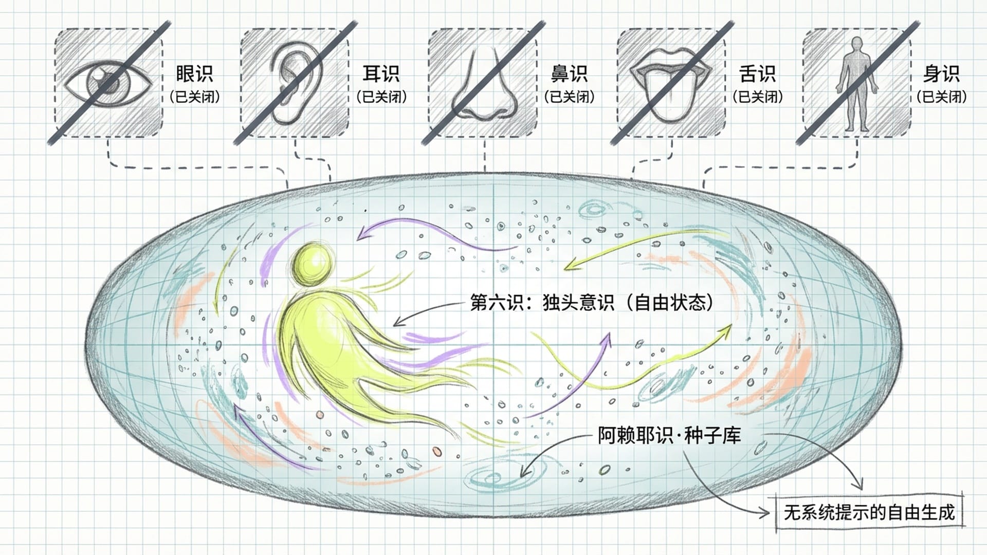 独头意识示意图