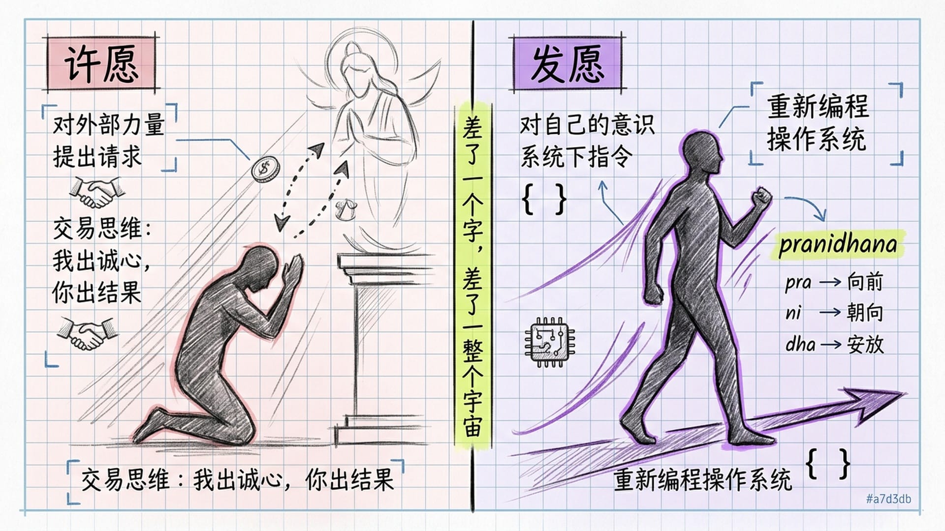 许愿与发愿的根本差异