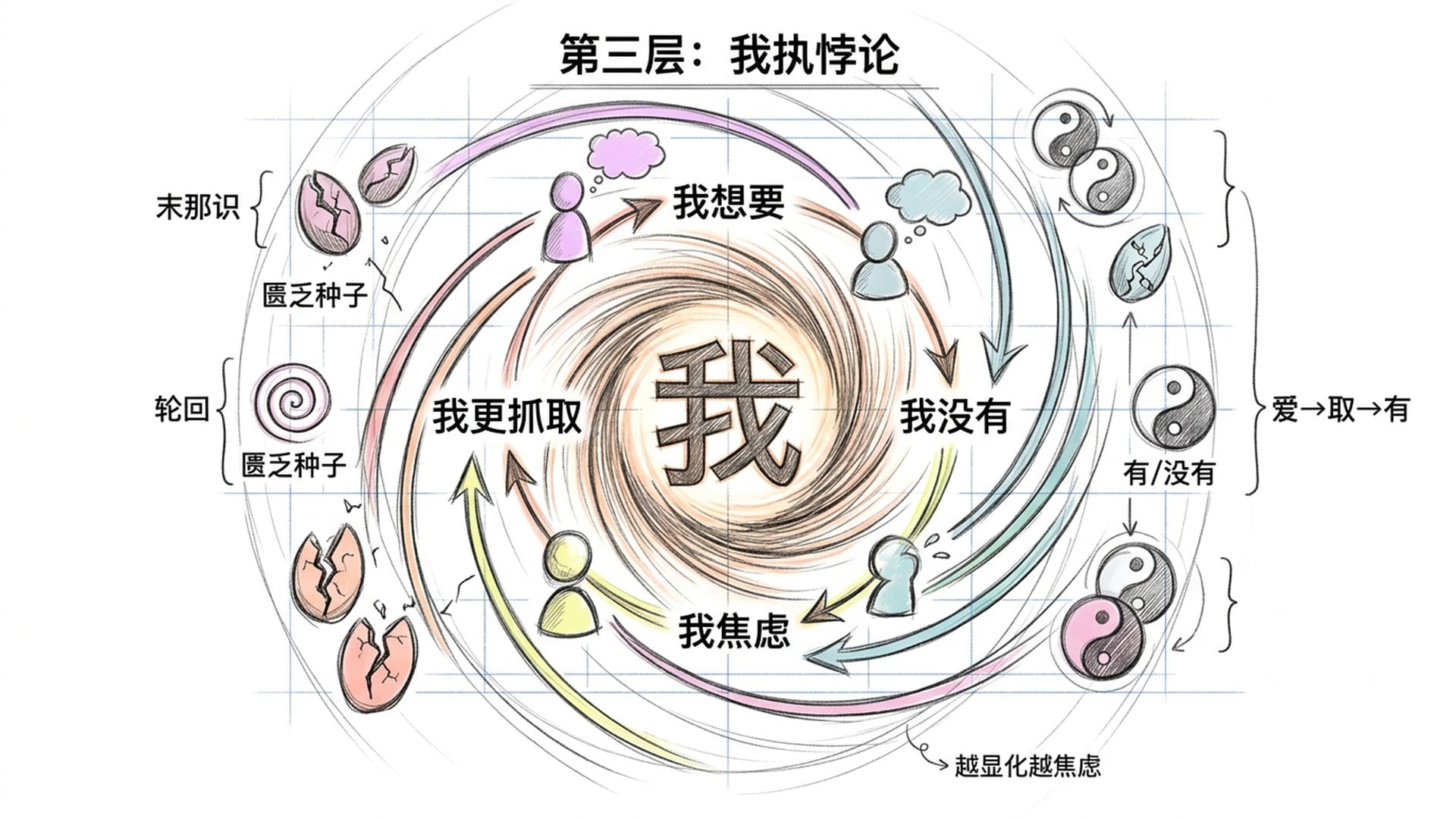 末那识结构:以"我"为中心的执取漩涡