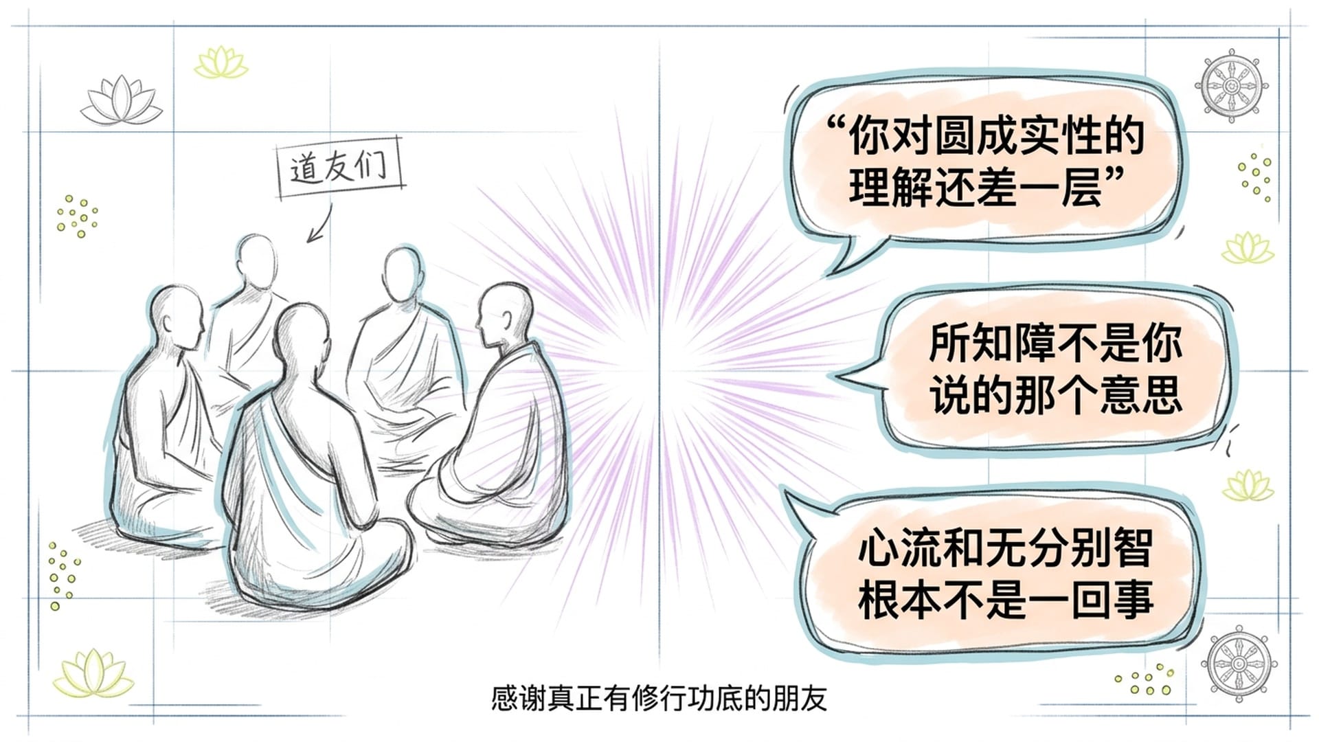 修行者道友们的关键评论指出了核心错误所在