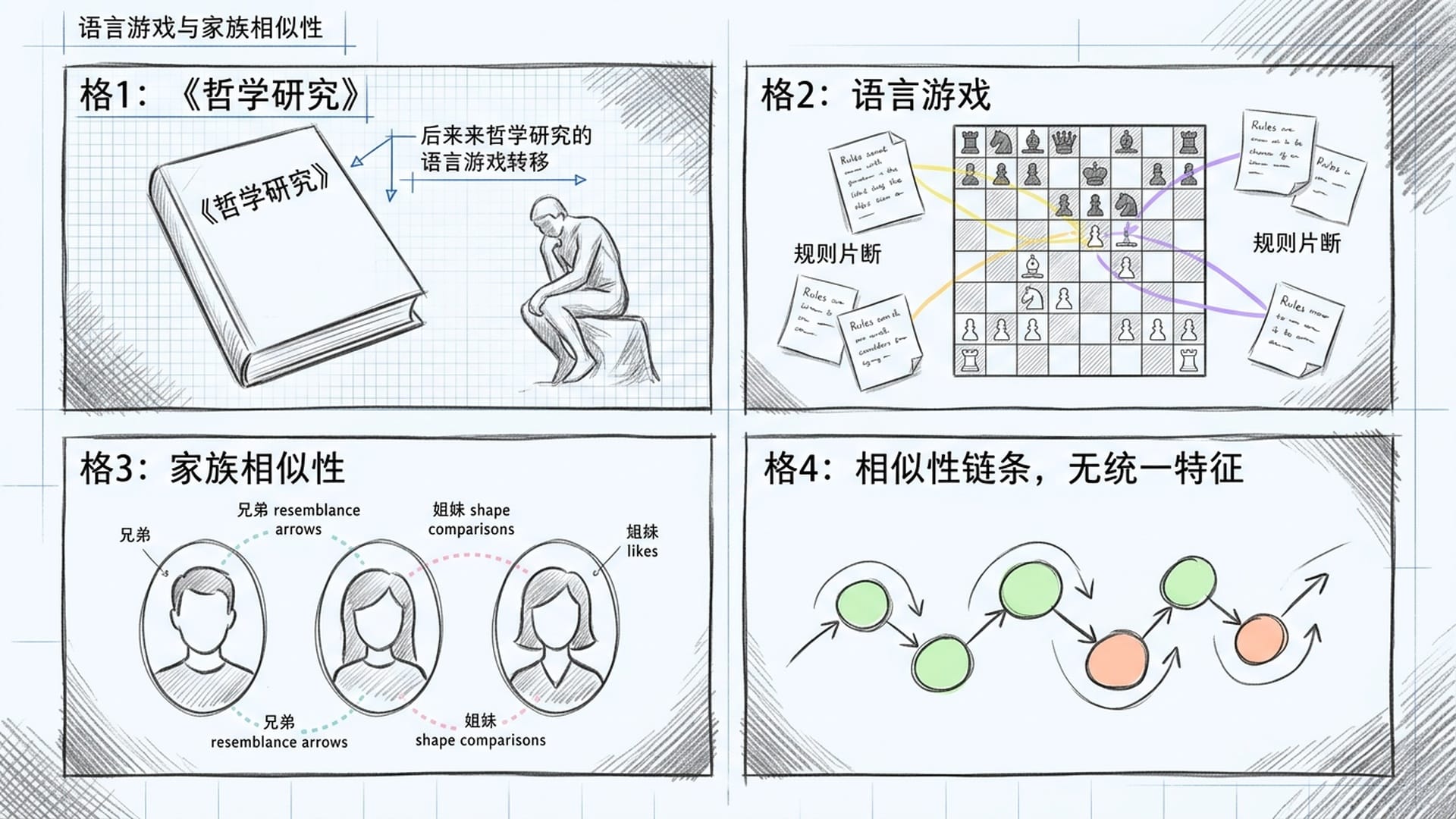 家族相似性与语言游戏