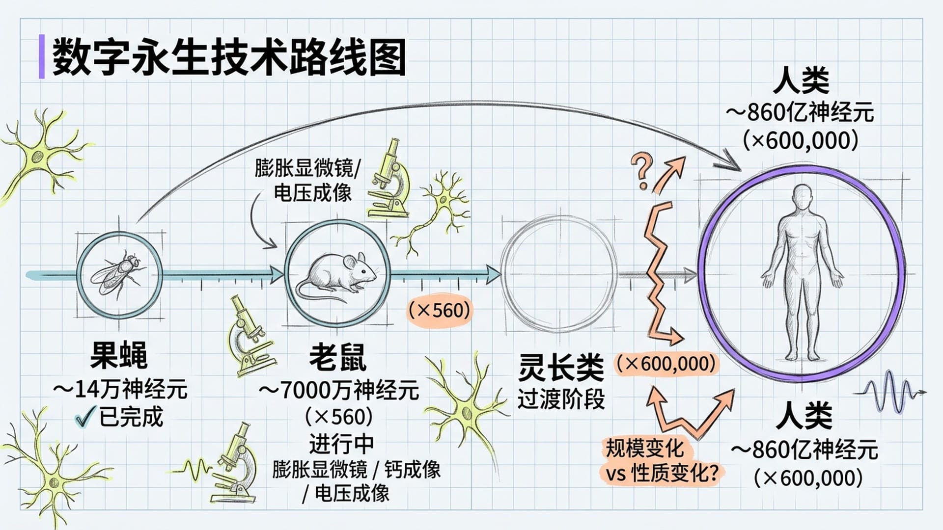 数字永生技术路线图