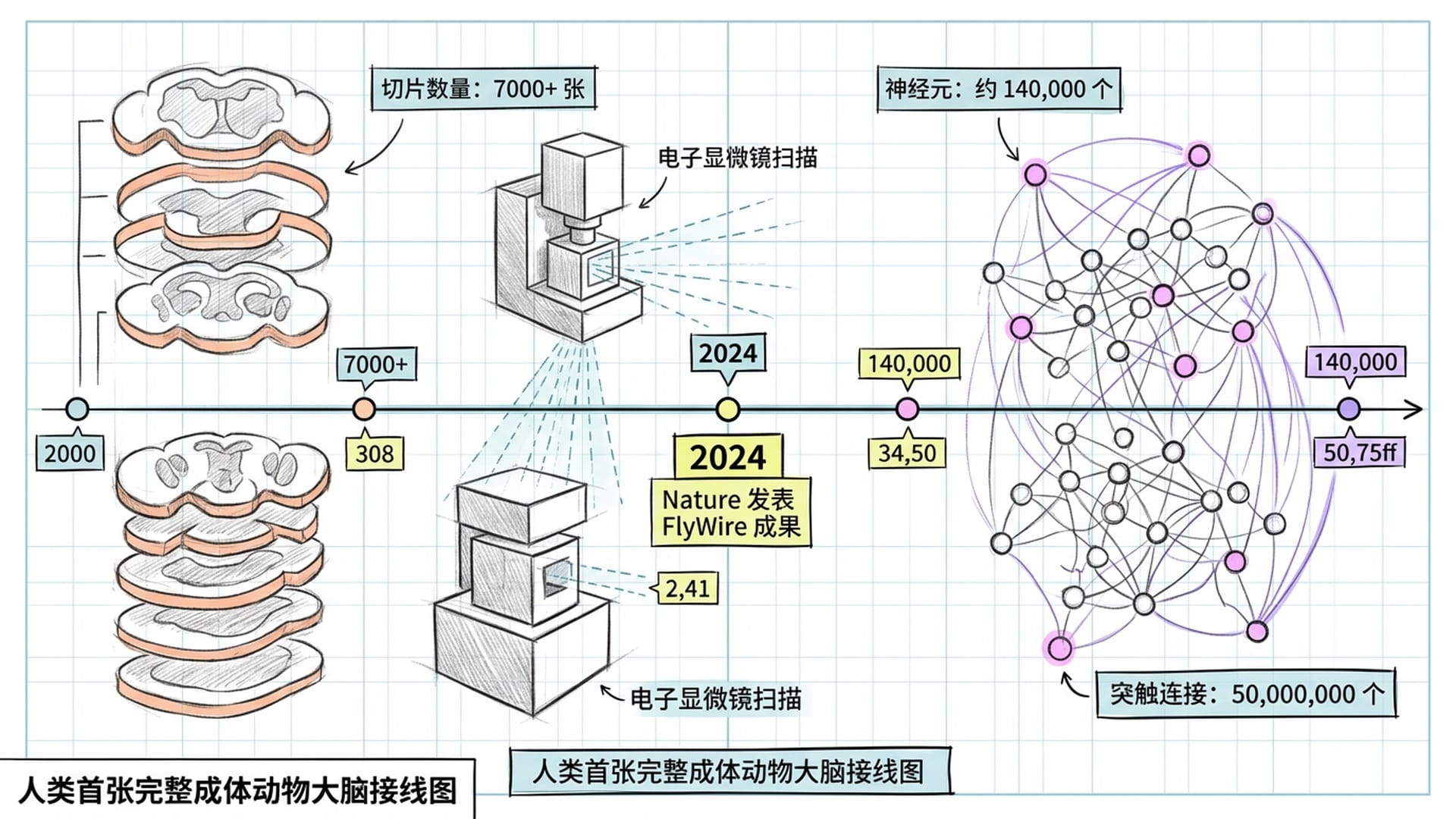 FlyWire项目时间线