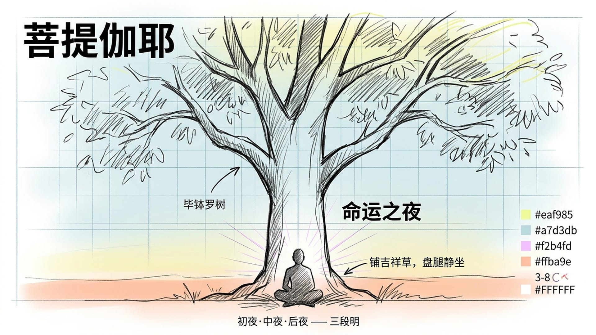 悉达多独自走向菩提伽耶