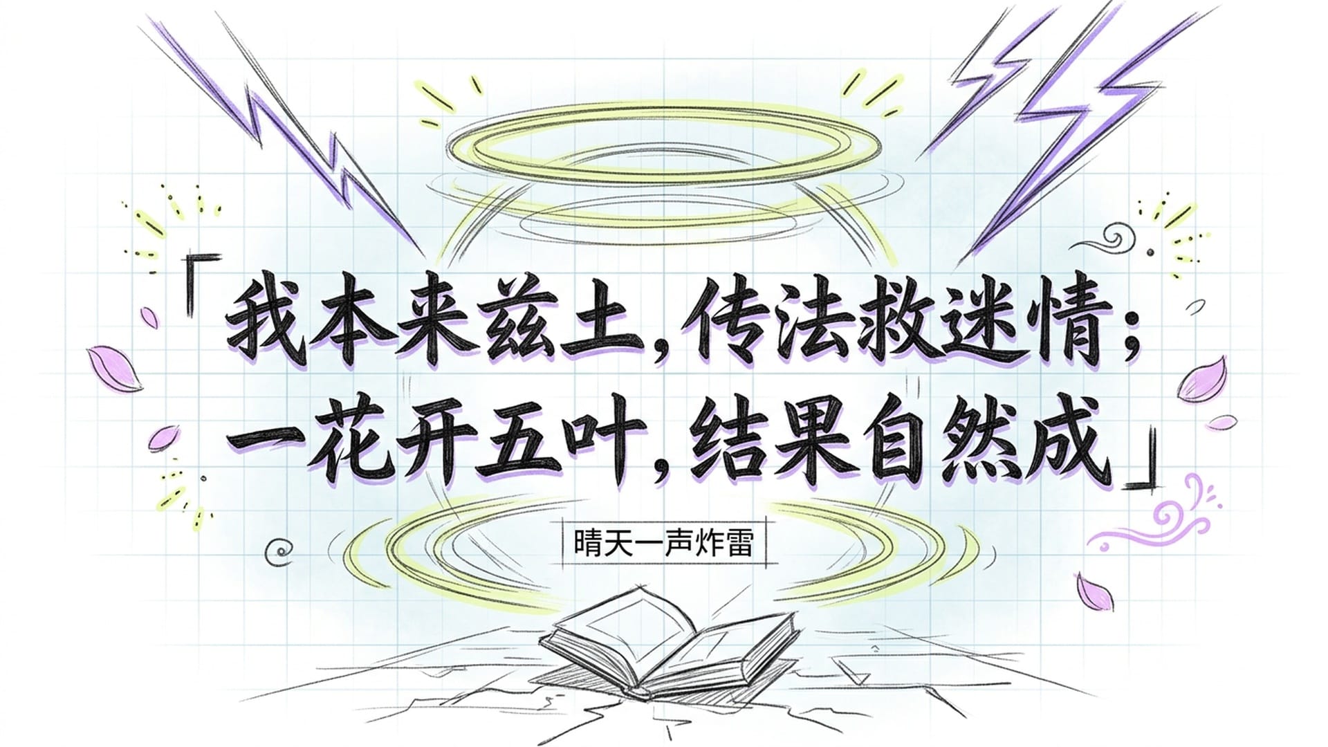 四行古诗与晴天霹雳