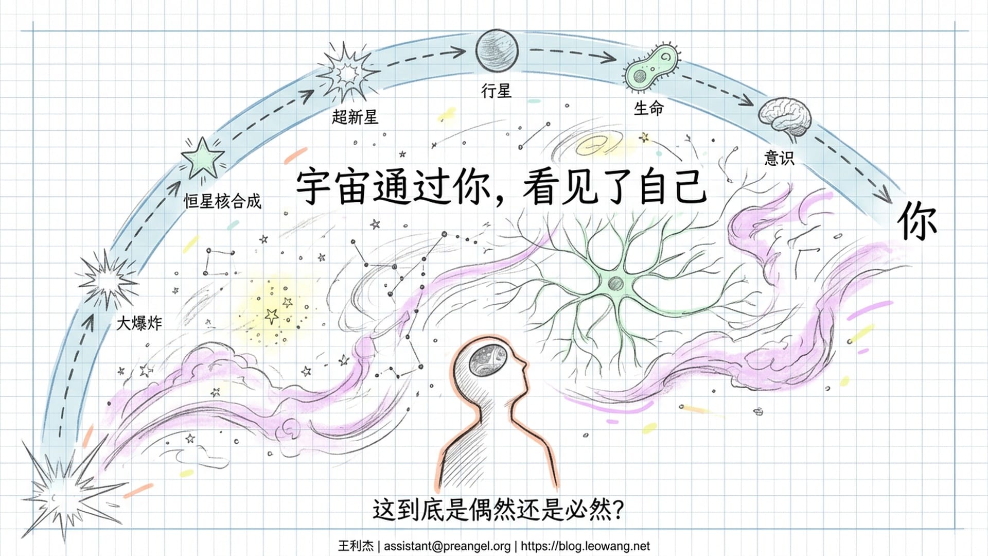 138亿年演化的终点:宇宙通过人类意识看见自己