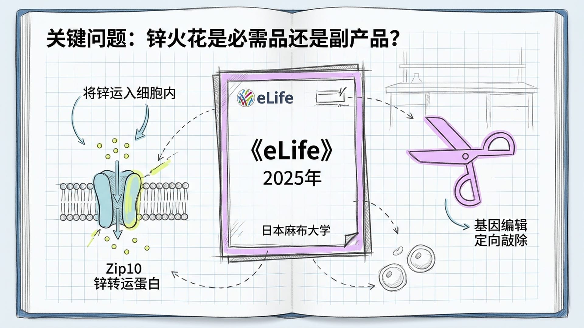 2025年 eLife 期刊，日本麻布大学基因敲除实验