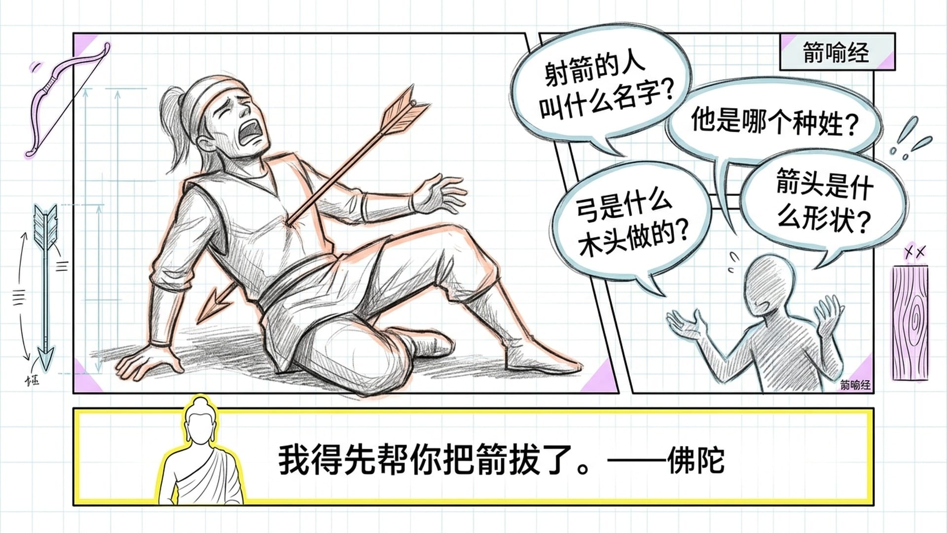 毒箭比喻的画面