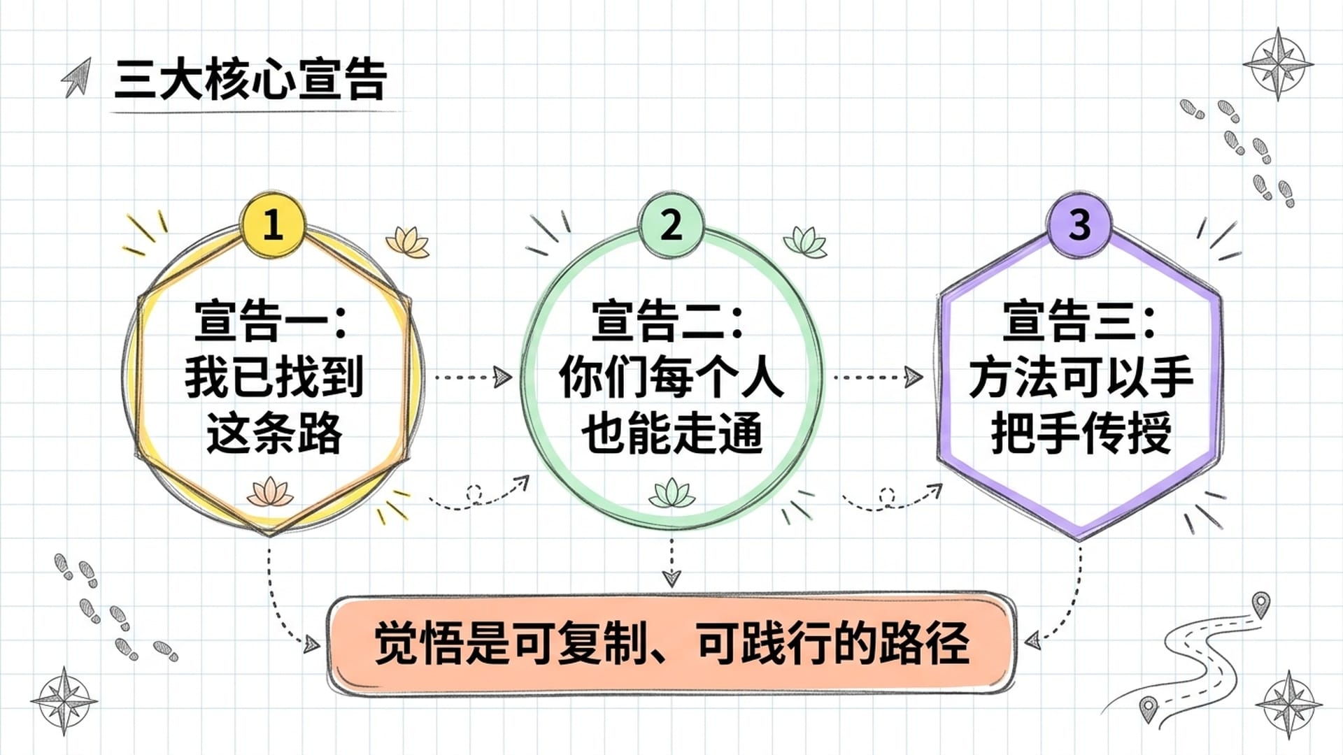 三个核心宣告的意象