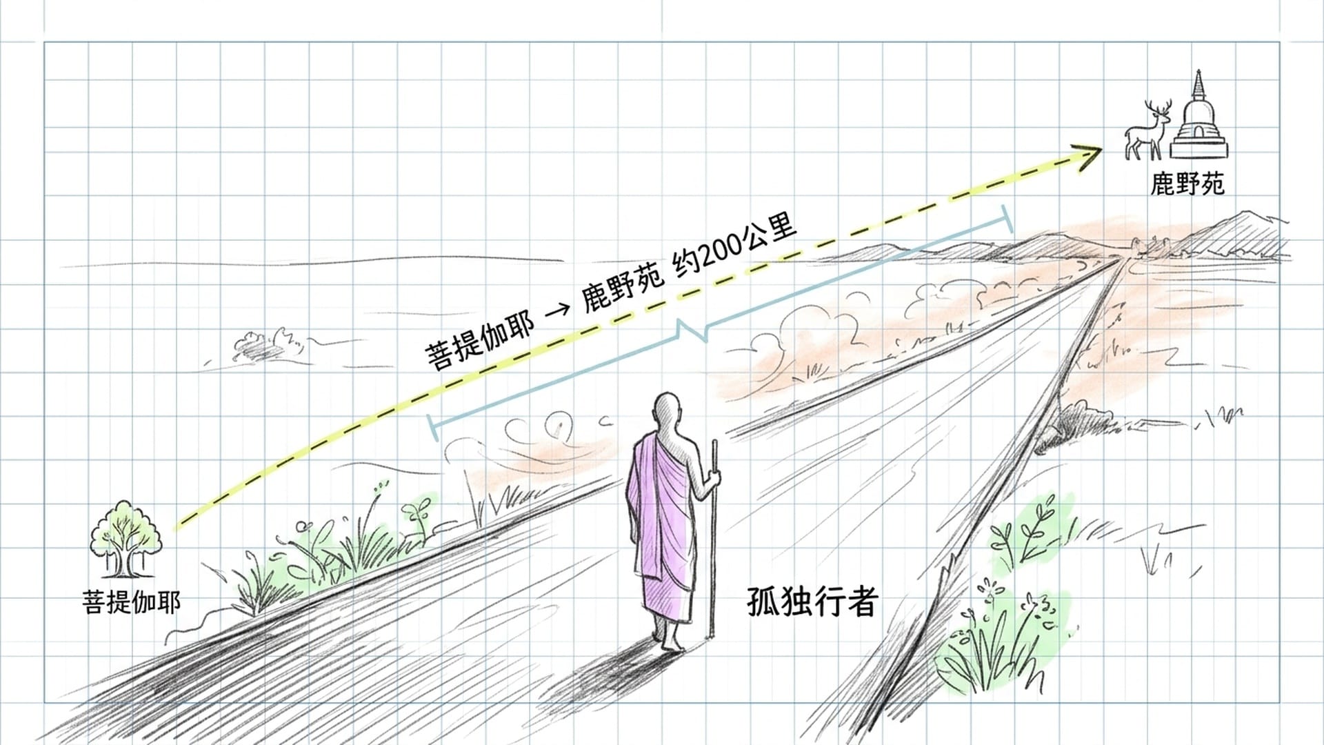 行走于旷野古道的悉达多