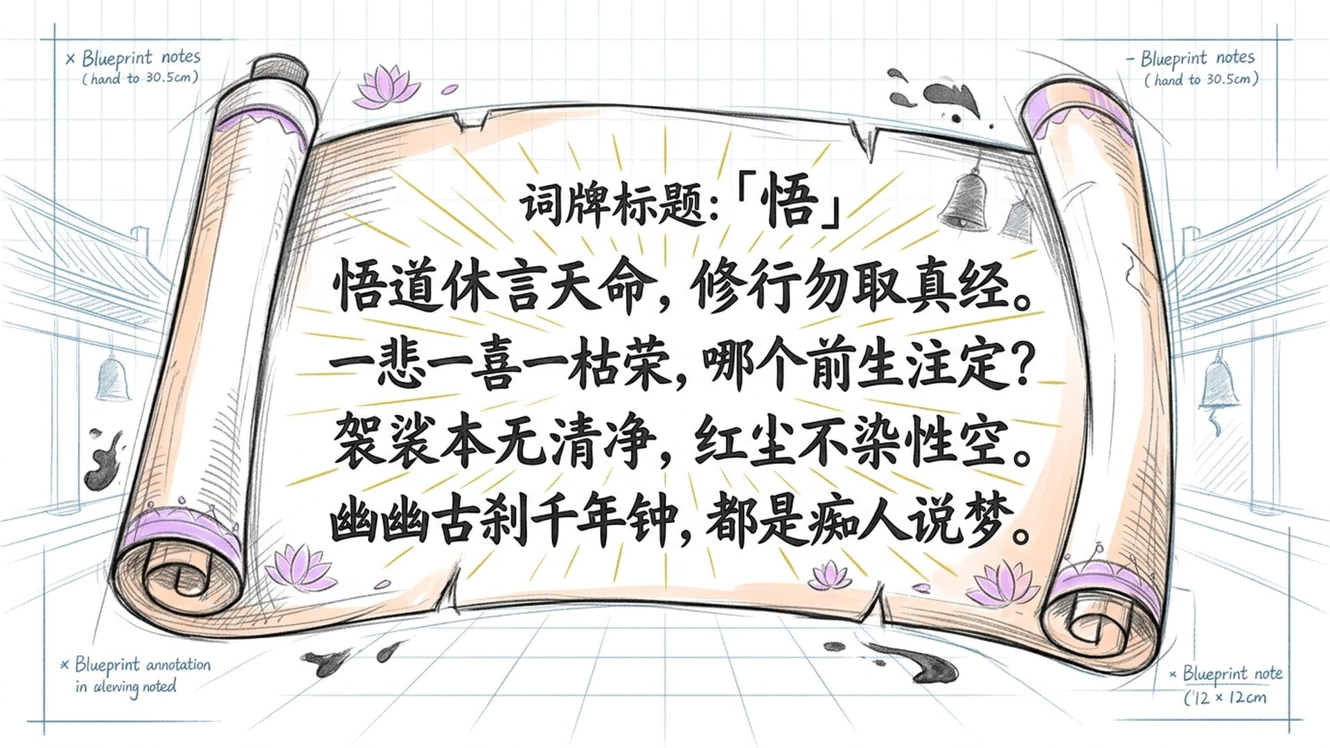 五台山茗香阁,智玄大师与丁元英对坐