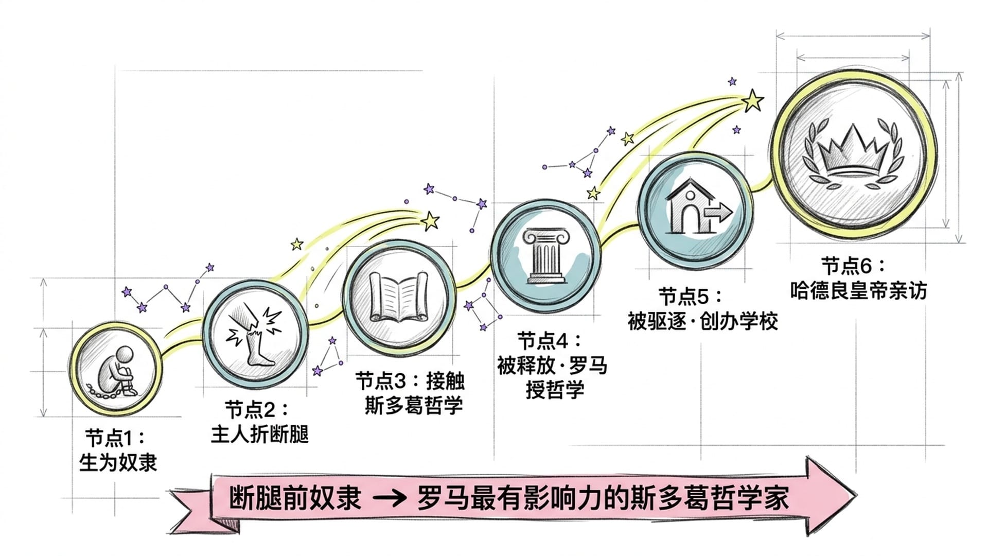 爱比克泰德的人生轨迹:从奴隶到哲学家