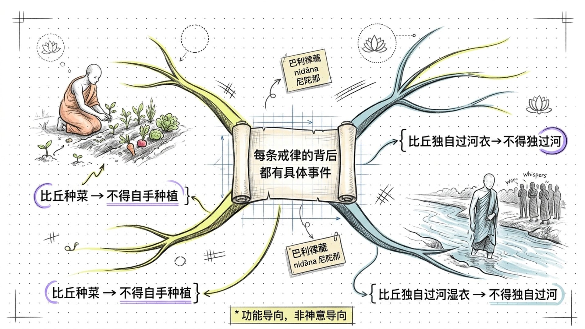 每条戒律背后都有具体故事