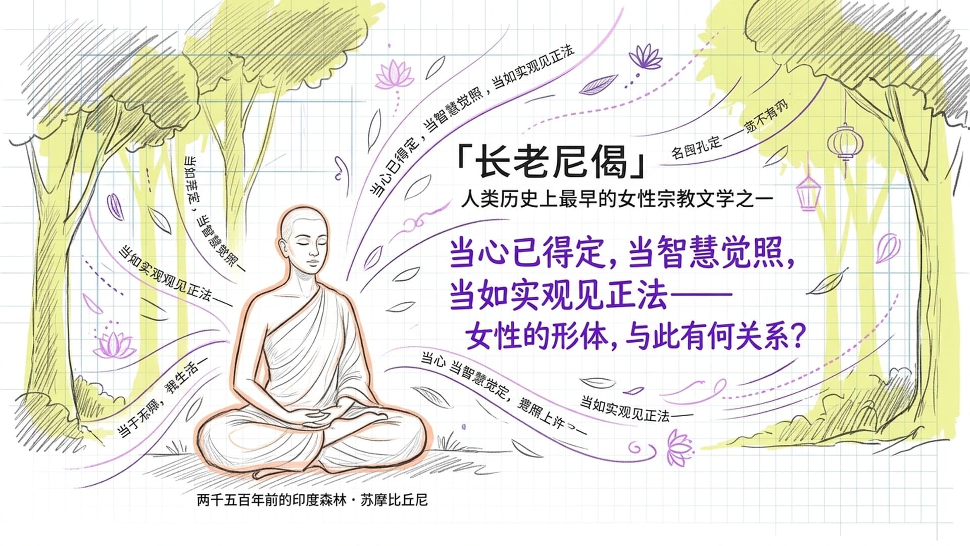 《长老尼偈》与苏摩的宣言