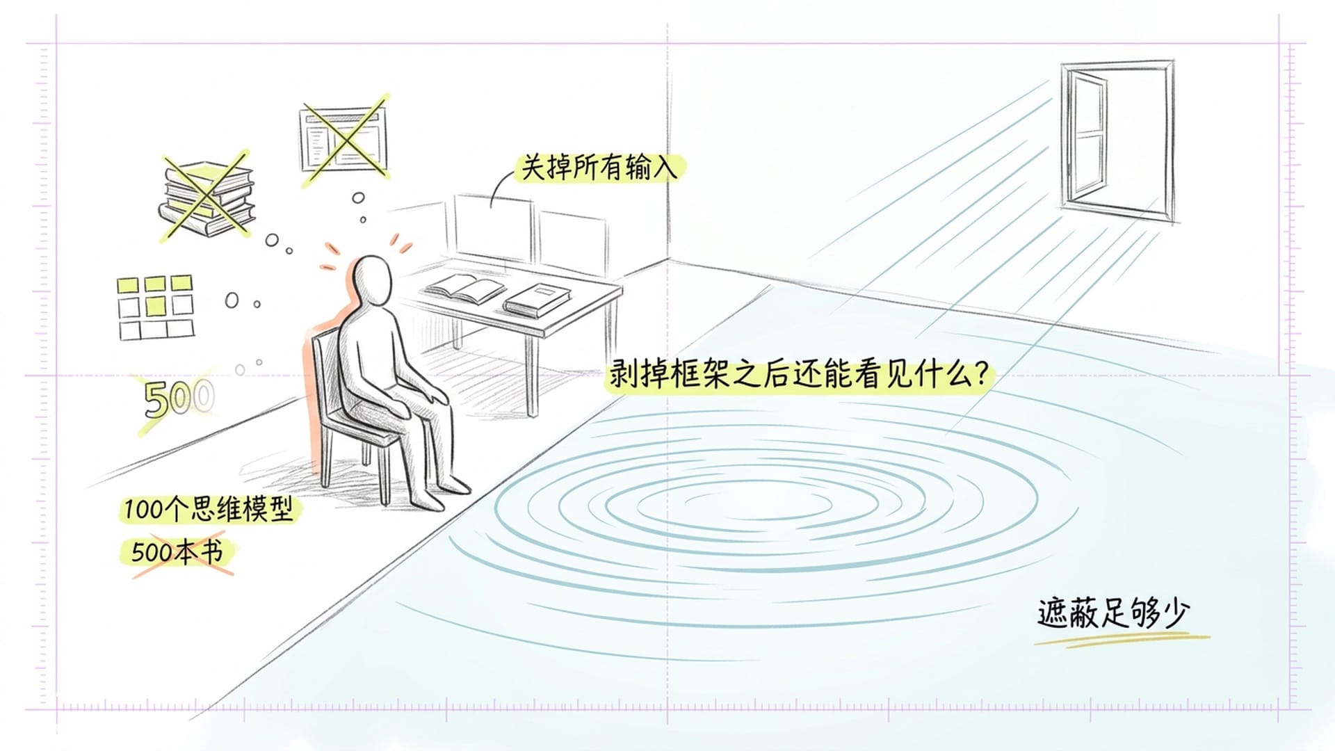 独坐安静，关掉所有输入