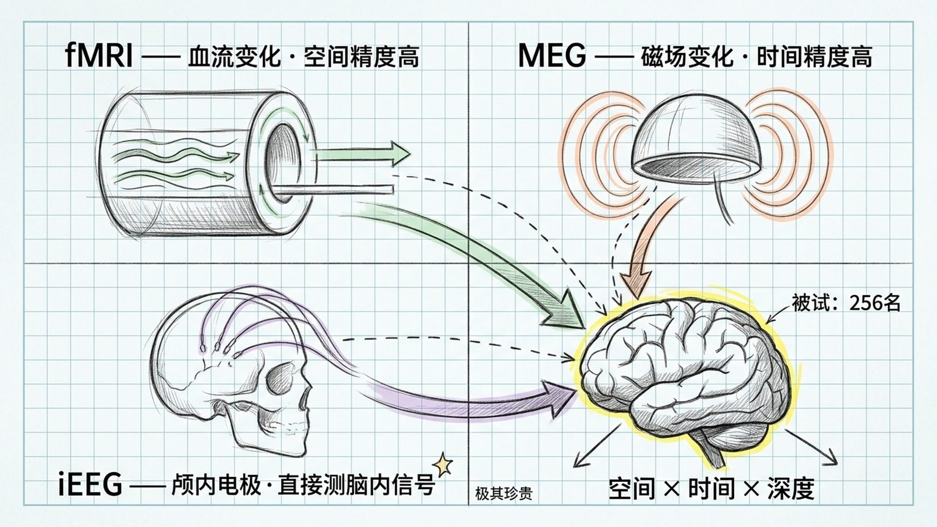 COGITATE实验设计——256名被试，三种脑成像技术同步采集