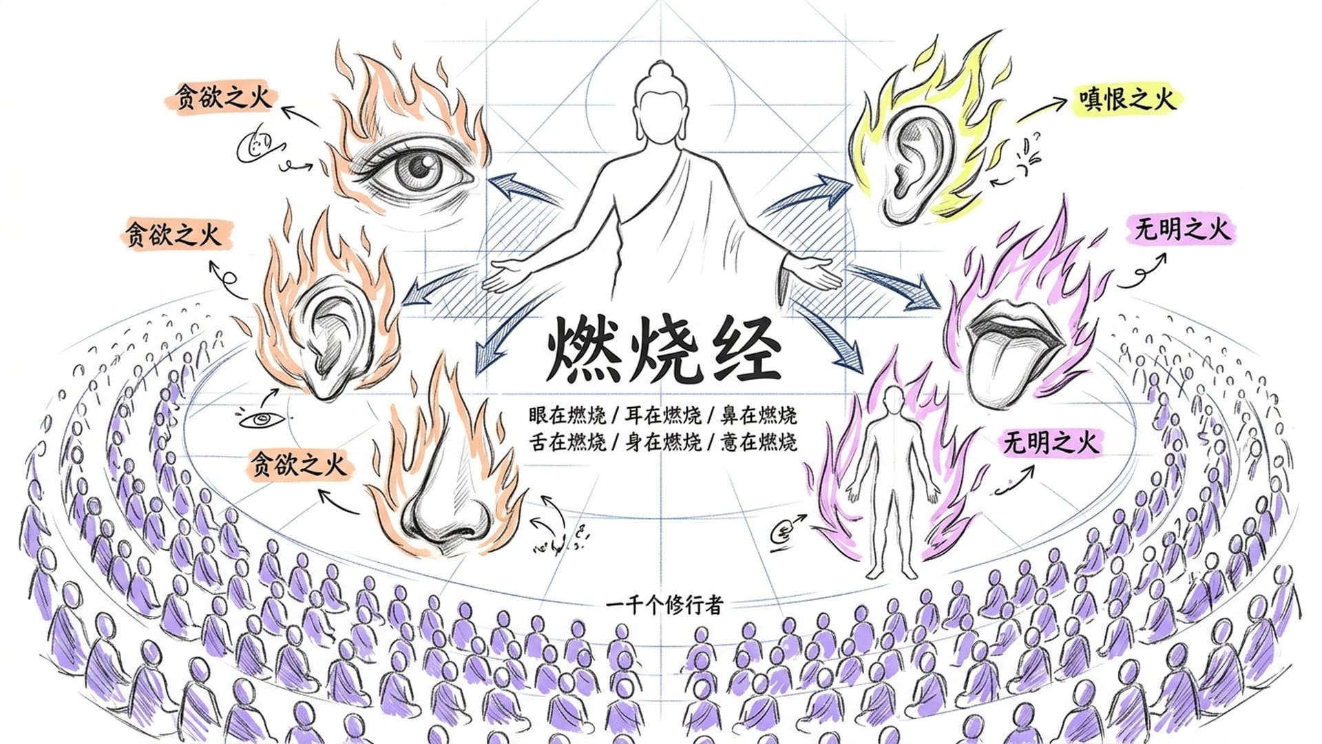 燃烧经：贪嗔痴三把火