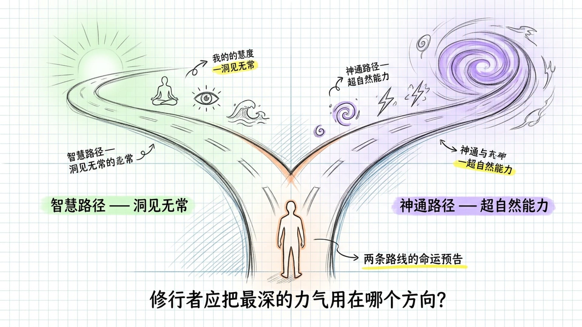 两条修行路线的命运预告