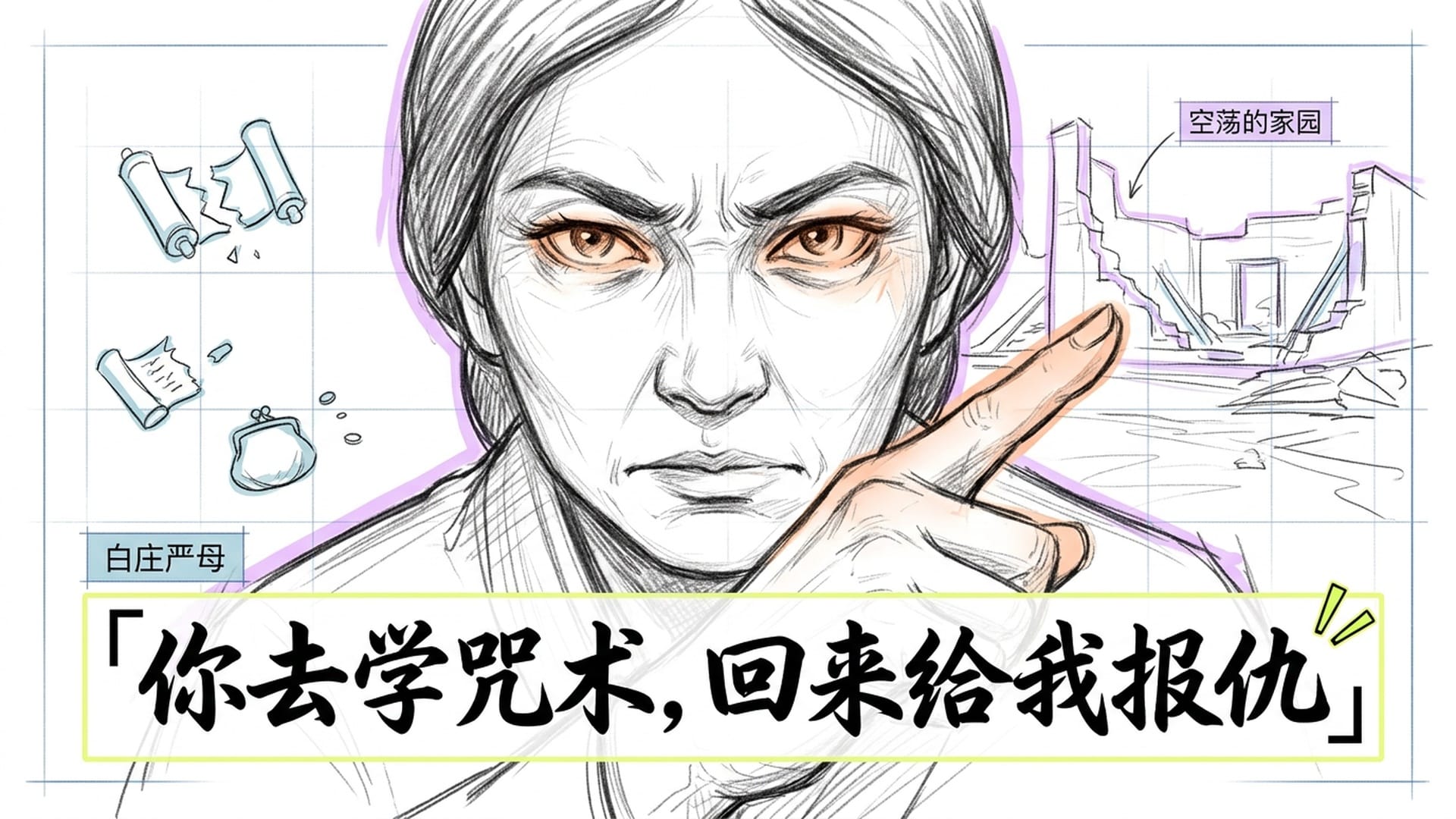 白庄严母——整个故事最关键的人物