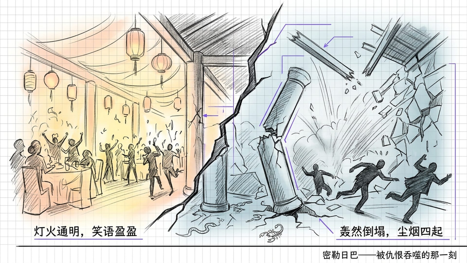 密勒日巴的故事：从婚宴盛景到轰然崩塌