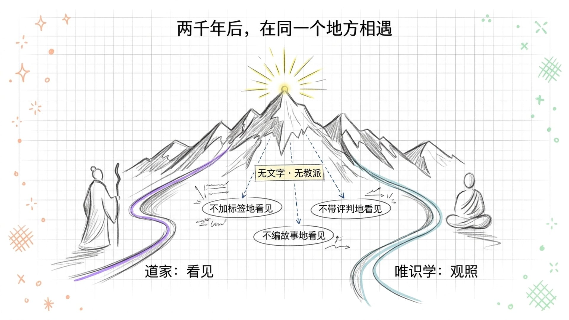 道家与佛家在同一个地方相遇