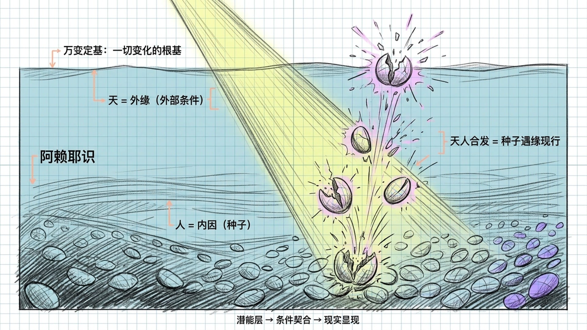 阿赖耶识种子遇缘现行