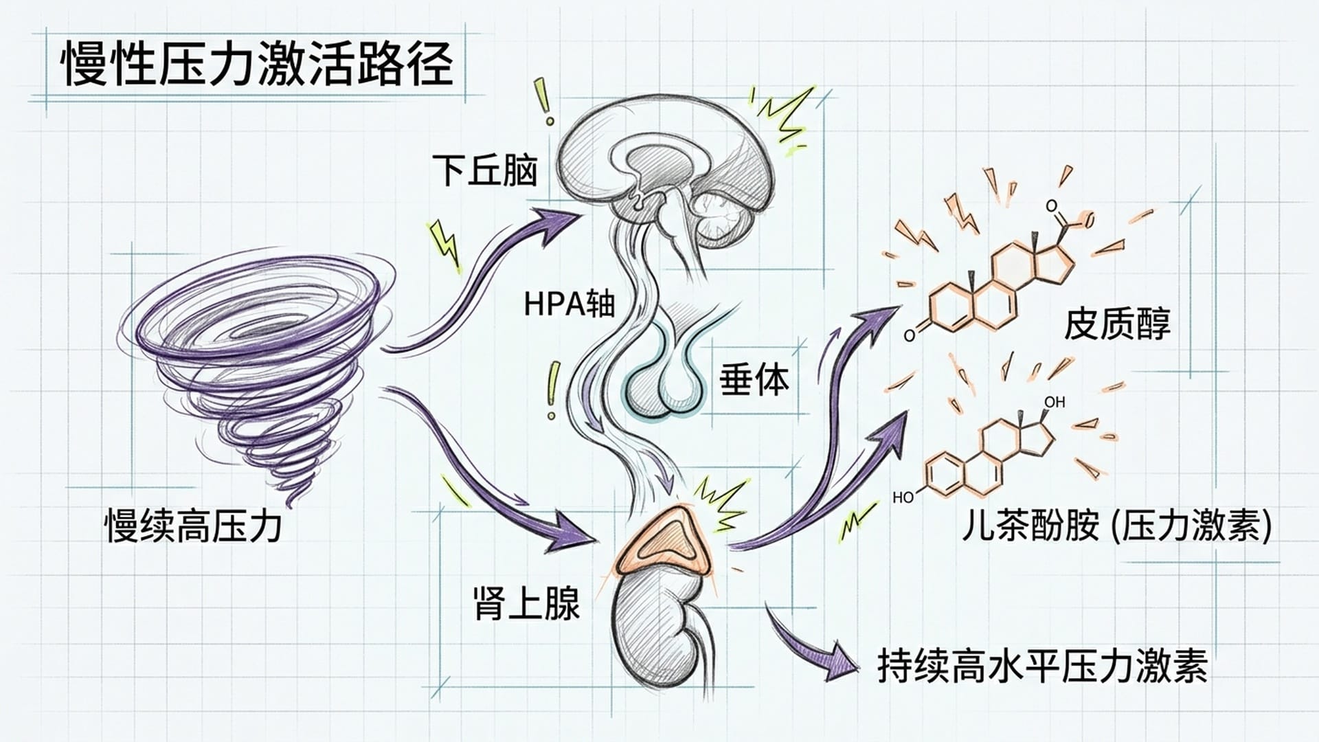 HPA轴压力路径