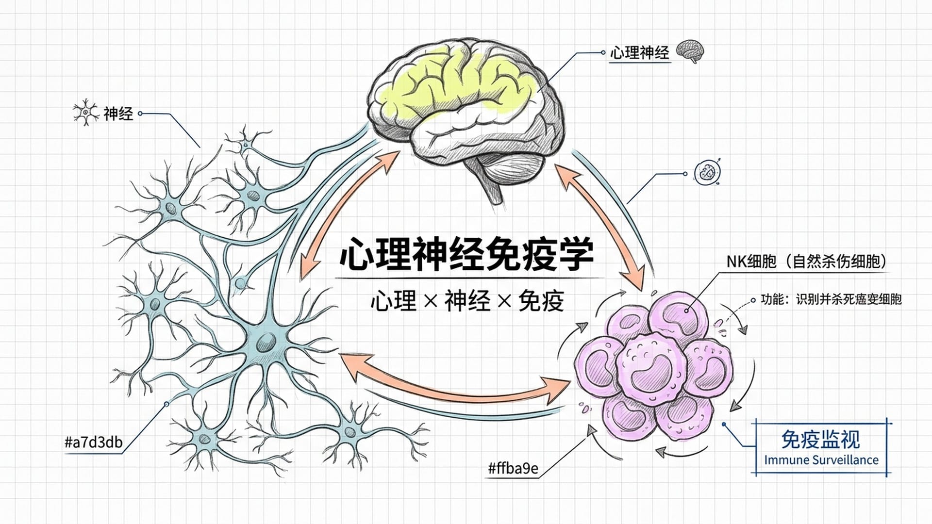 心理神经免疫学三系统联动