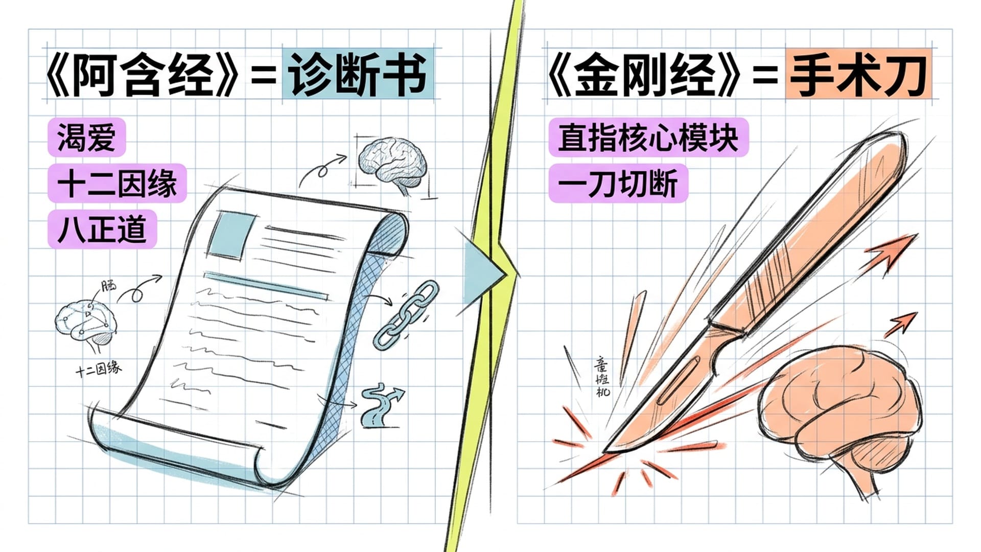 《阿含经》与《金刚经》对比