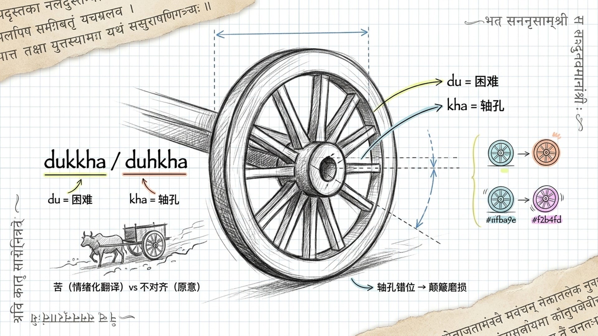 dukkha的词源意象