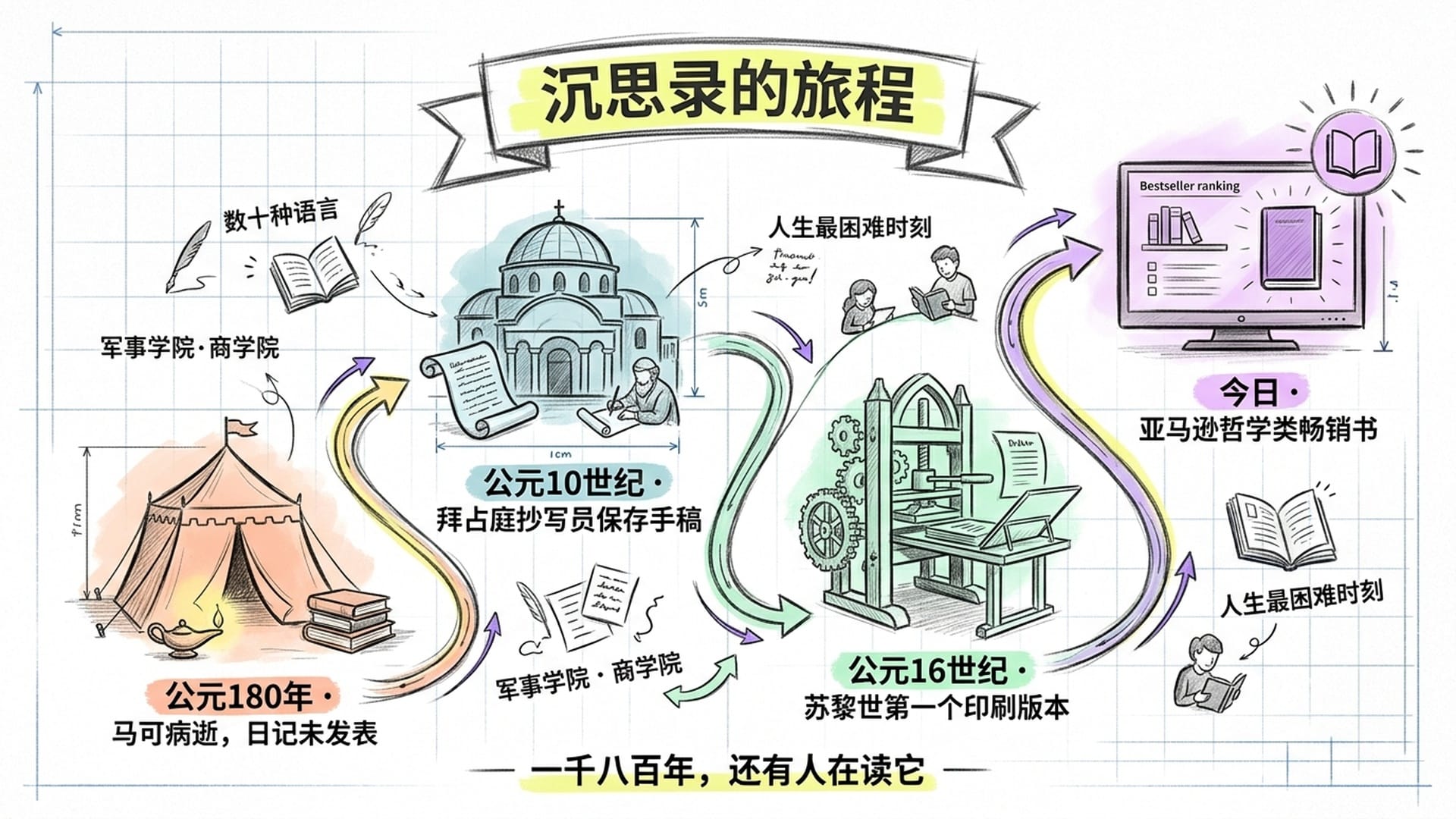 日记跨越一千八百年的旅程