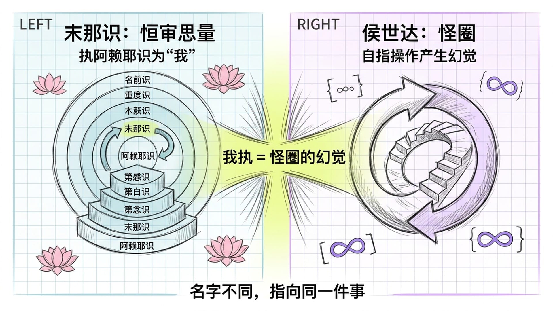 唯识论与怪圈理论的东西方对话
