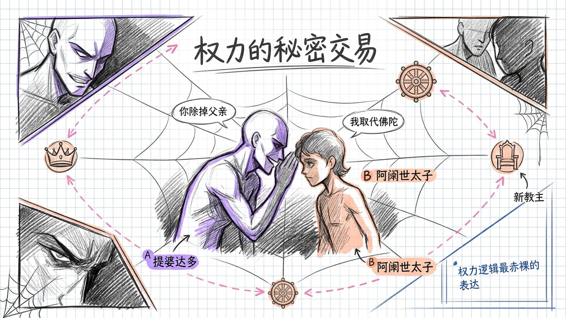 提婆达多与阿阇世密谋