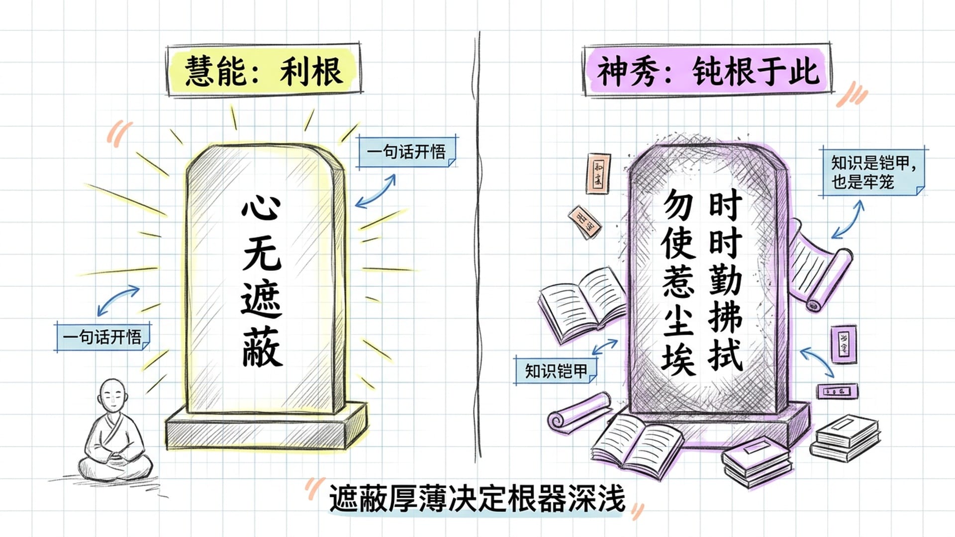 慧能与神秀的对比