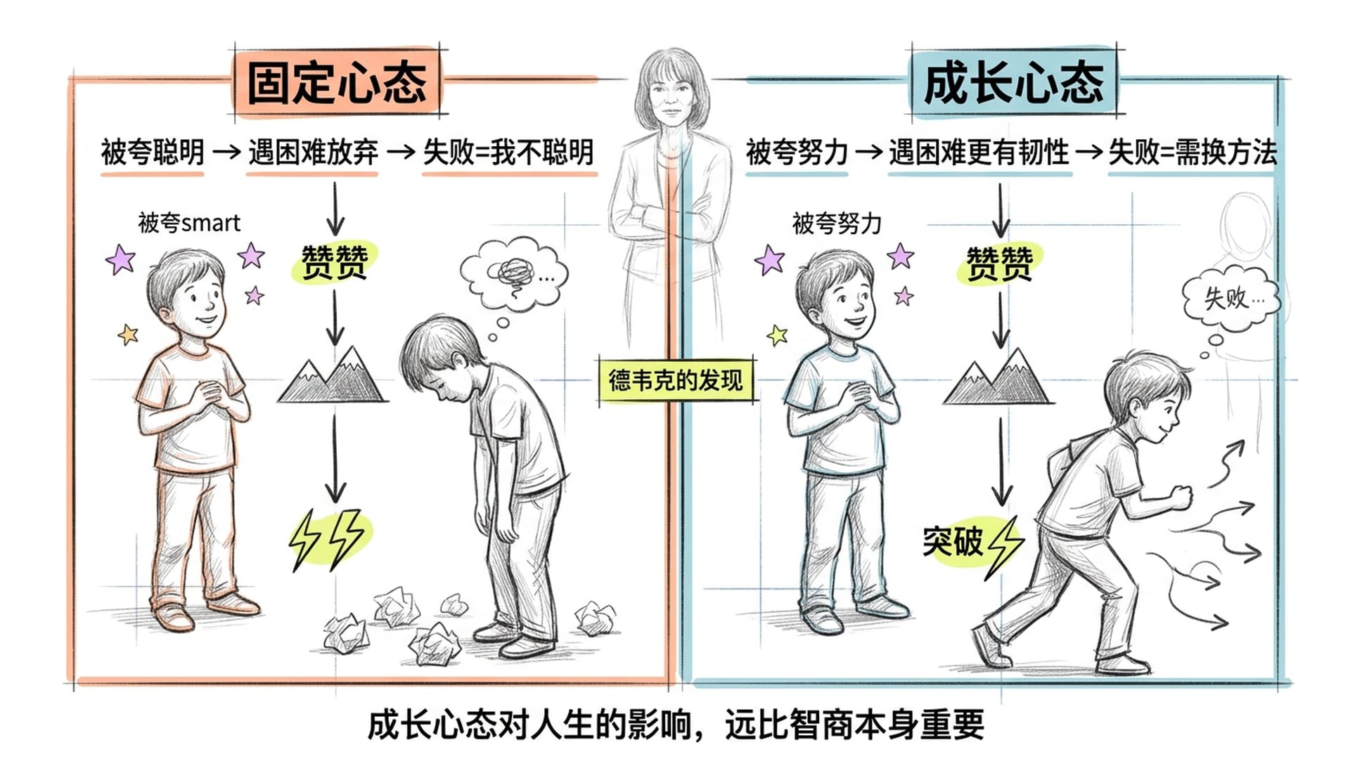 固定心态与成长心态