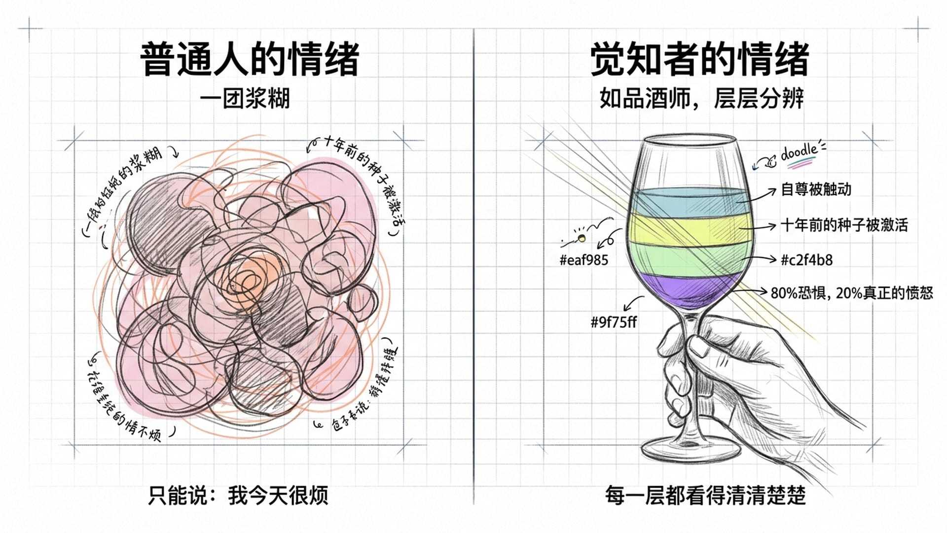 品酒师般分辨情绪层次
