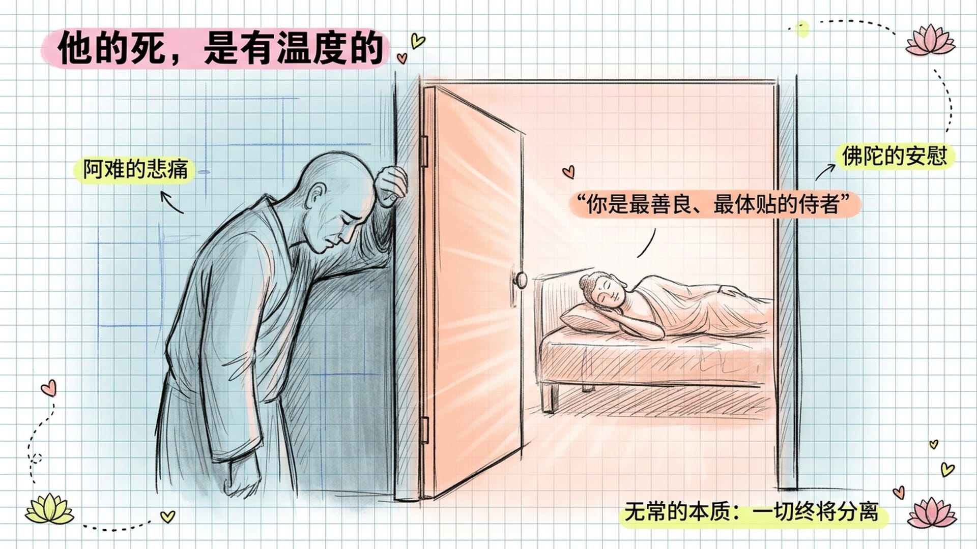 阿难的眼泪与佛陀的安慰