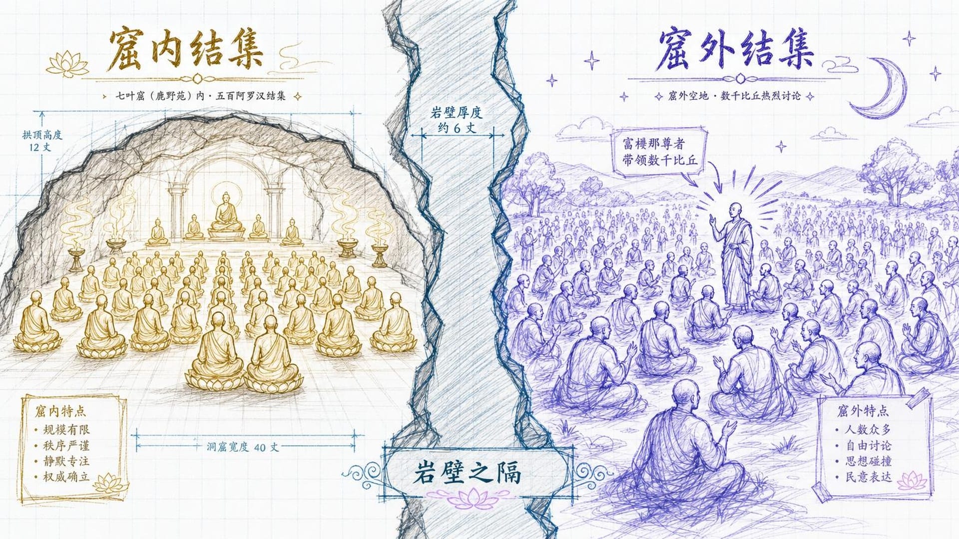 窟内窟外的分裂